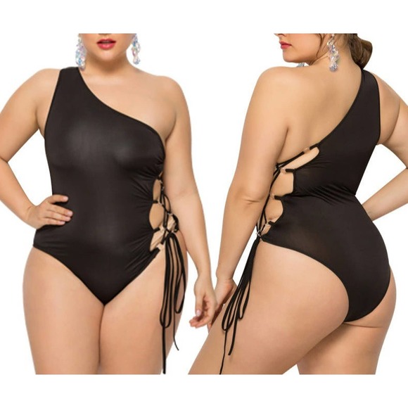Women Plus size Swimsuit One-piece Bikini - Picture 6 of 7